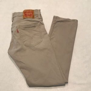 Levi’s 511 jeans, tan, 31x30